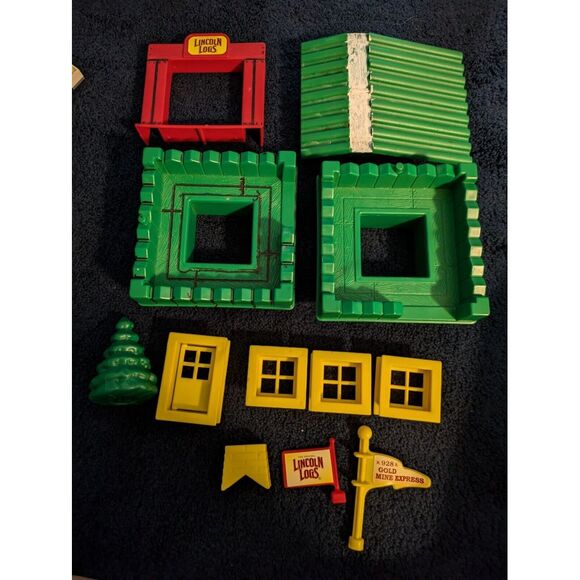 Other - Lincoln Logs  Roofs, Windows, Doors - Replacement Parts Ranch‎ Gold Mine Express